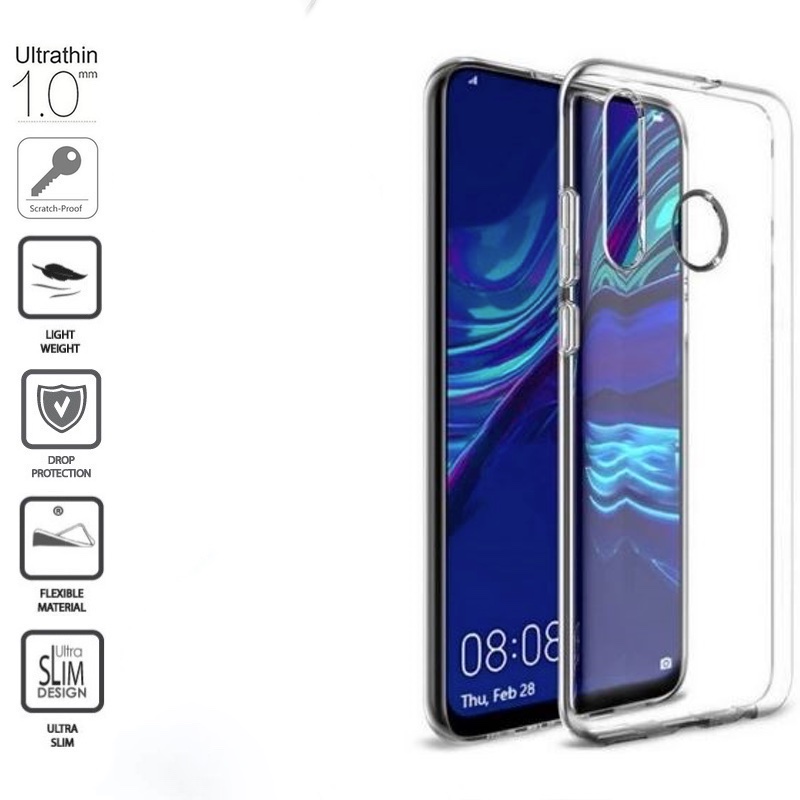 Silikoninis dėklas 1.0 mm storio - permatomas (Moto E6 Plus) Silikoninis dėklas 1.0 mm storio - permatomas (Moto E6 Plus)